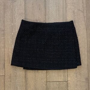 Hill House Tatiana Black Tweed Skirt